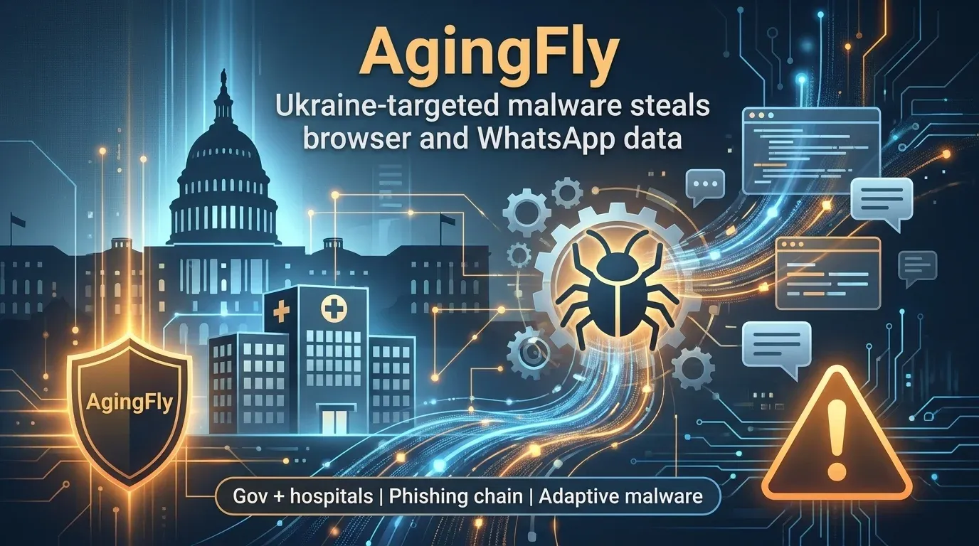 AgingFly campaign hits Ukrainian government and hospital networks