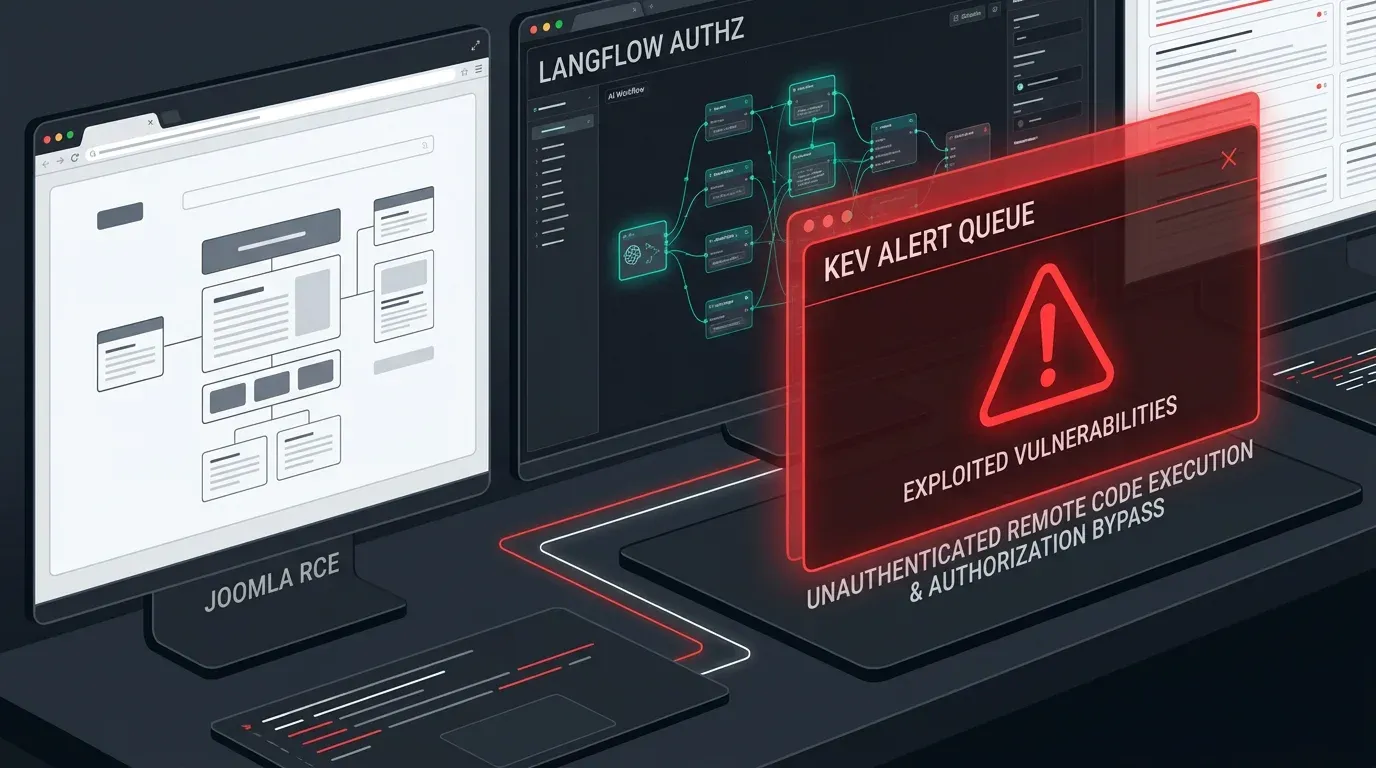 CISA's July KEV batch puts Joomla page builders and Langflow on emergency patch lists