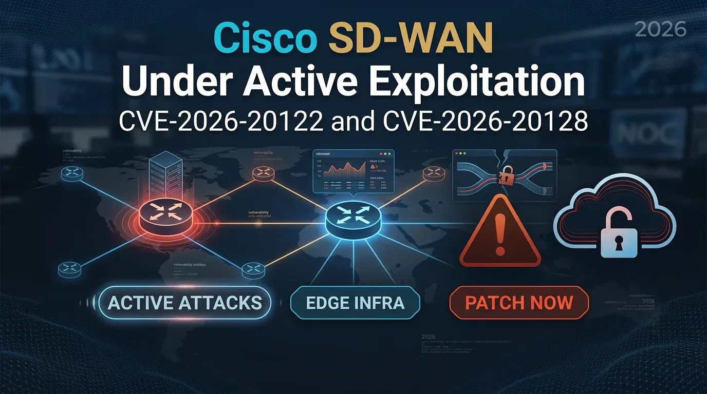 Cisco SD-WAN Flaws CVE-2026-20122 and CVE-2026-20128 Face Active Exploitation