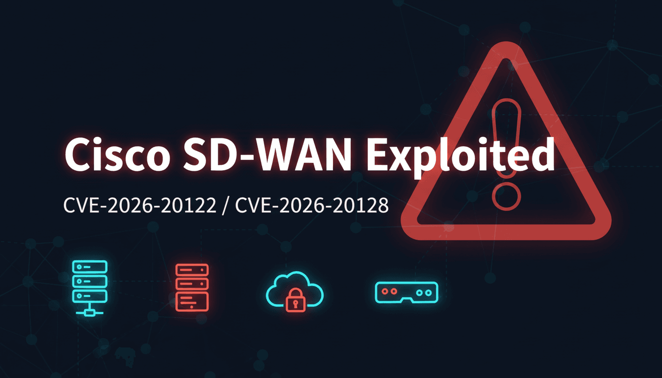 Cisco warns of actively exploited Catalyst SD-WAN Manager flaws (CVE-2026-20122, CVE-2026-20128)