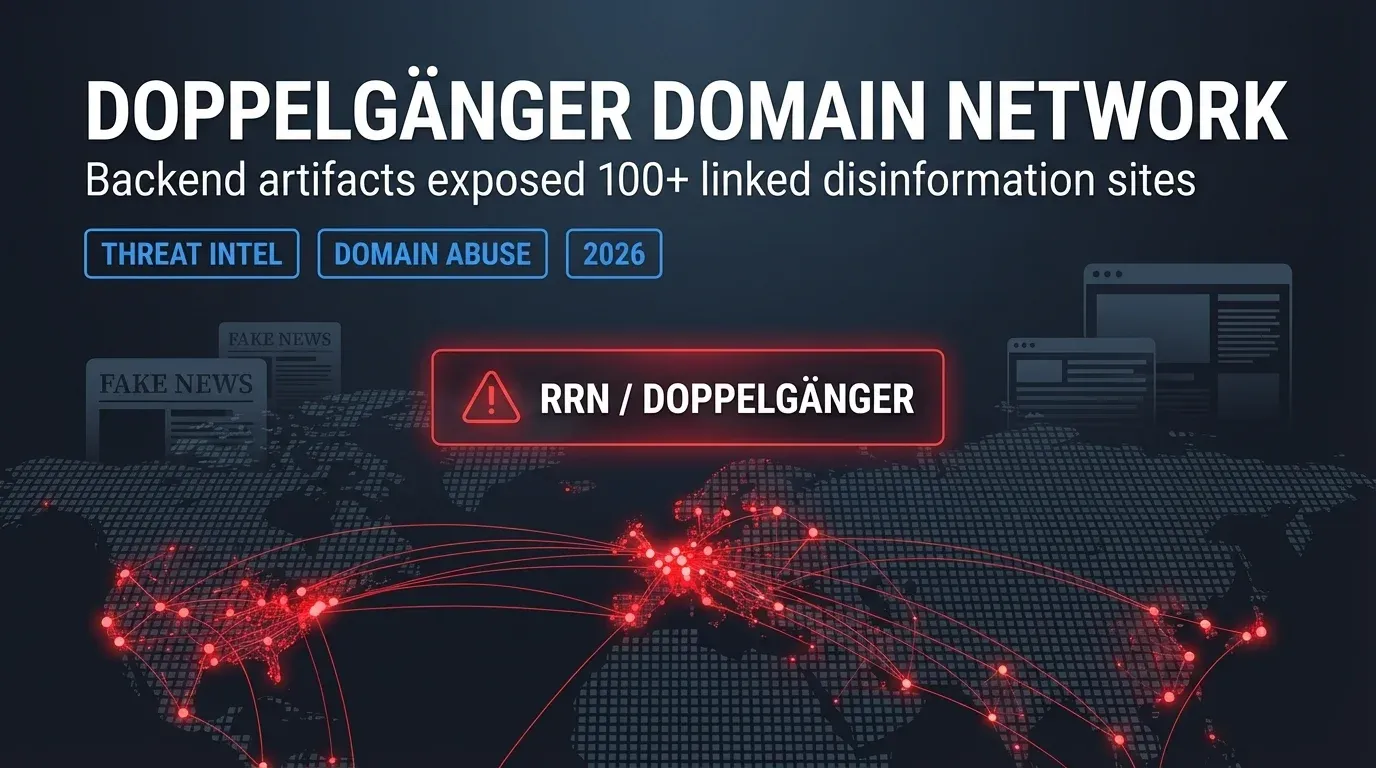 Doppelgänger backend leak maps 100+ disinformation domains