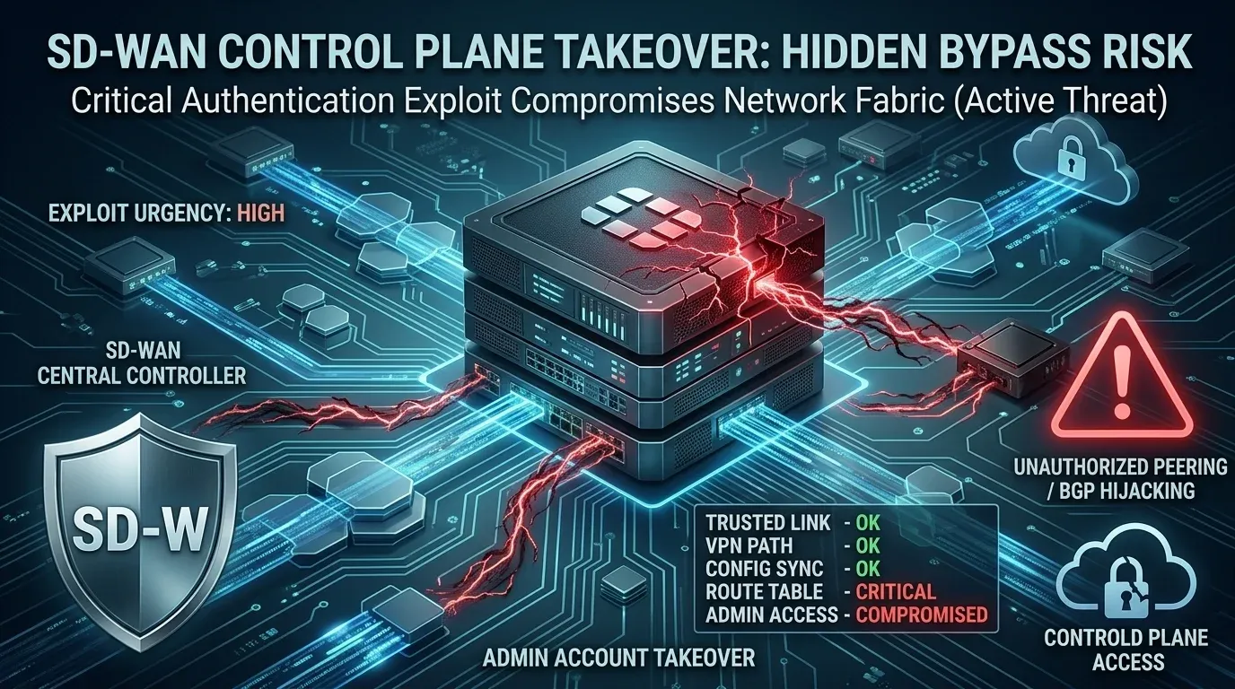 CVE-2026-20182 makes Cisco SD-WAN controllers an urgent KEV priority