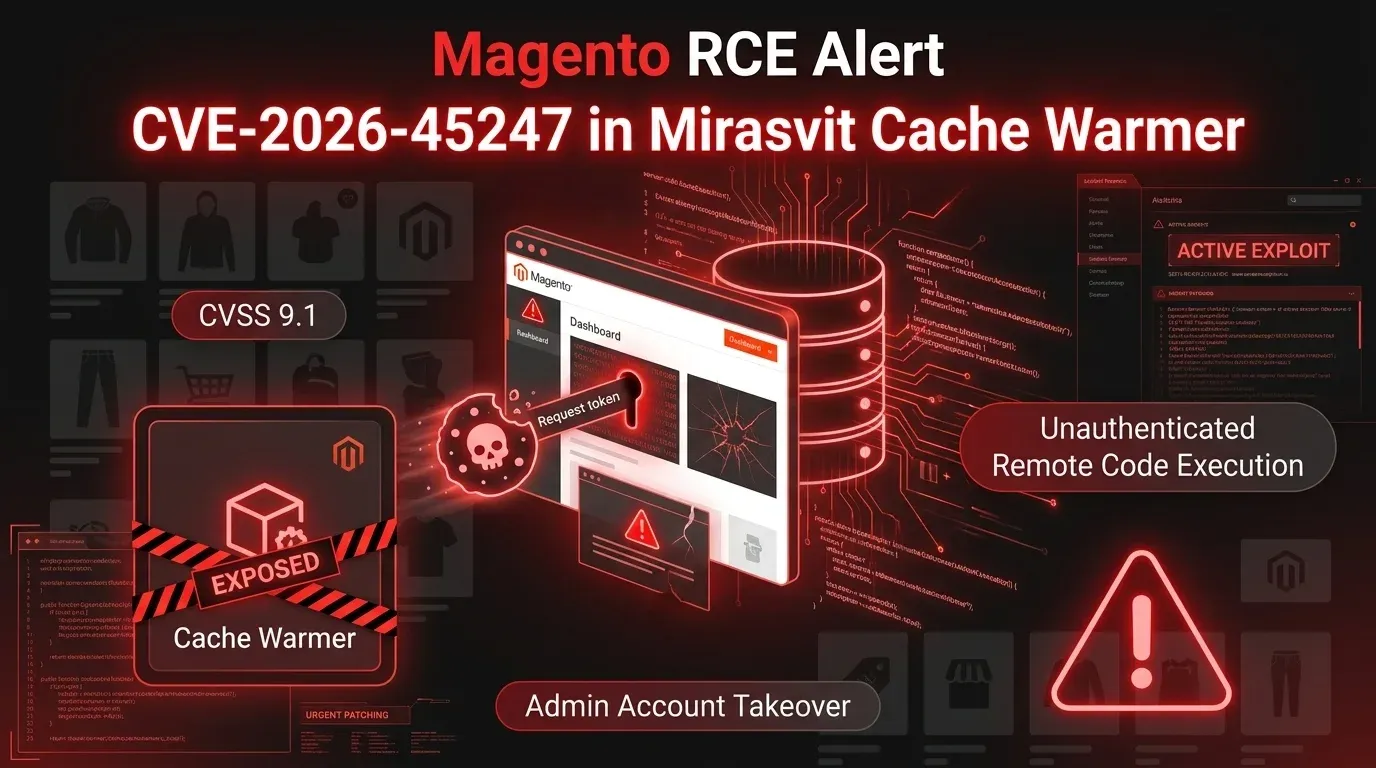 CVE-2026-45247: Mirasvit Cache Warmer RCE Threatens Magento Stores