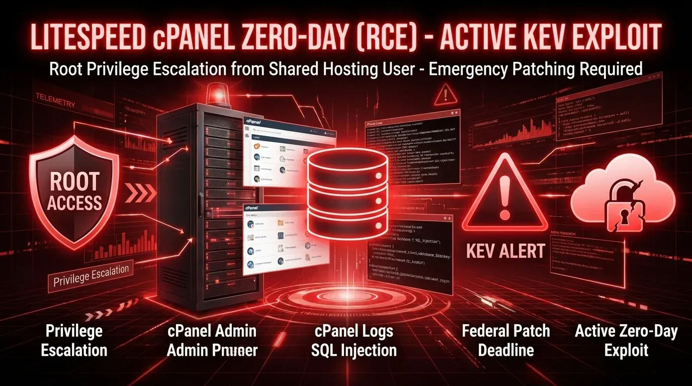 CVE-2026-48172 puts LiteSpeed cPanel deployments on a KEV deadline