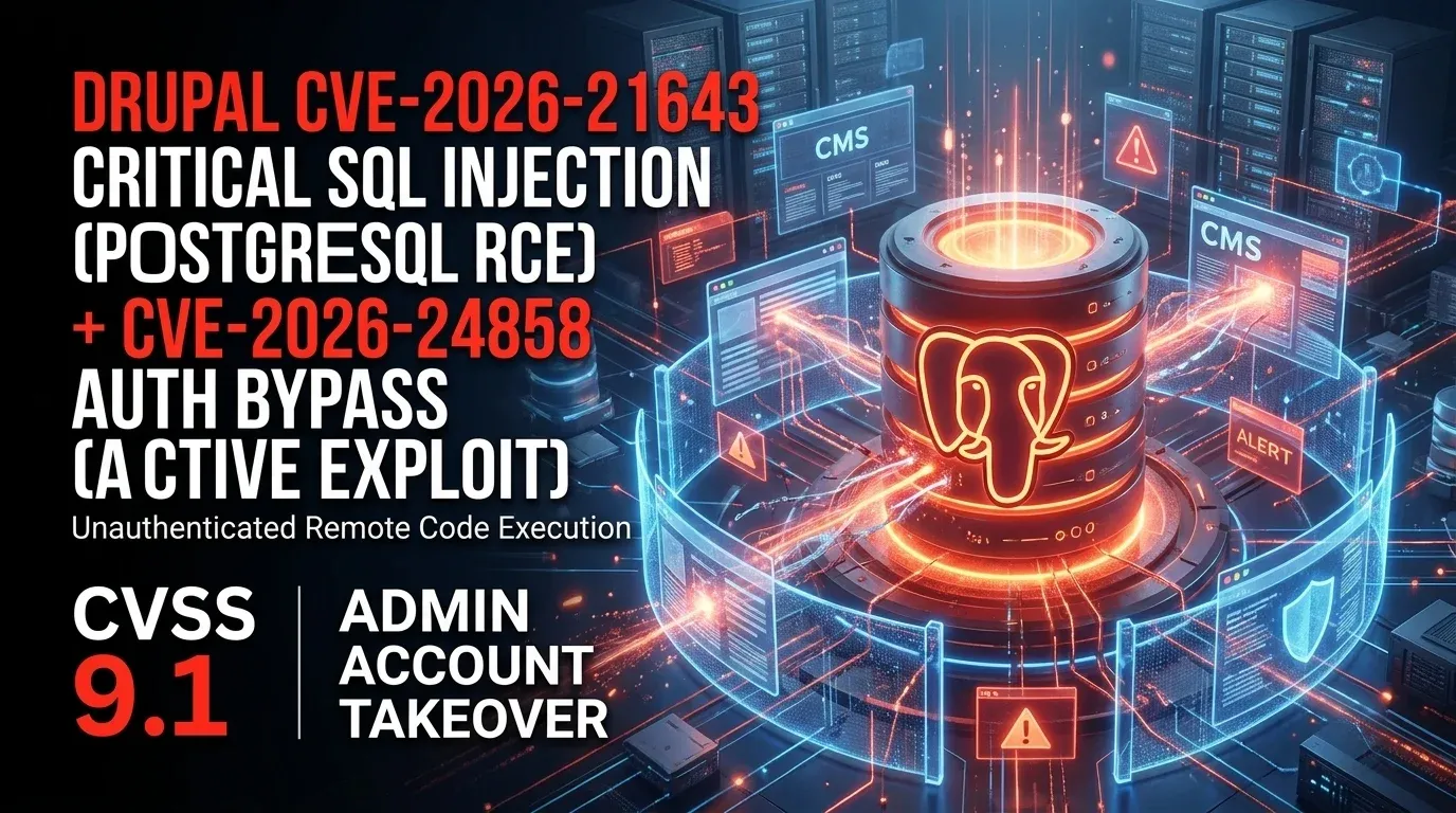 CVE-2026-9082 makes Drupal on PostgreSQL an urgent KEV patch priority