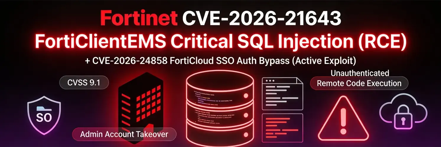 CVE-2026-21643 & CVE-2026-24858: Fortinet Critical Flaws | 2026