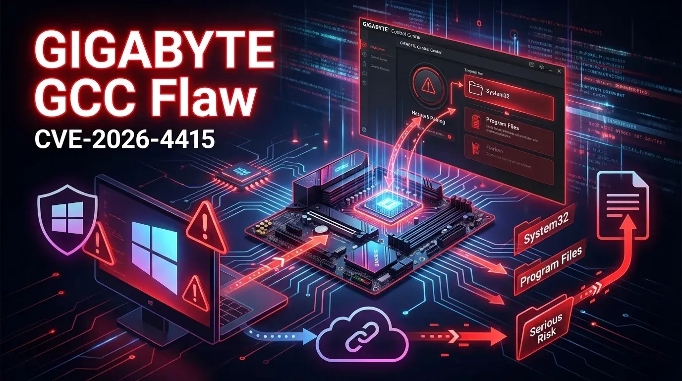 GIGABYTE Control Center flaw turns a convenience utility into a remote compromise path