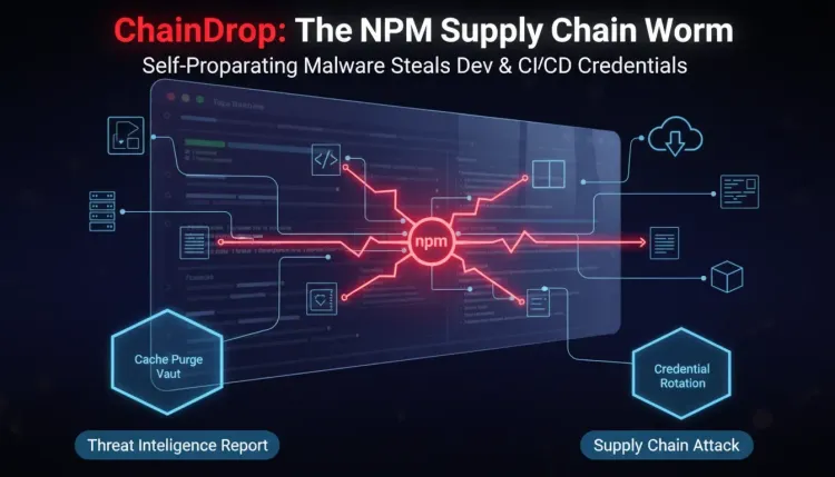 ChainDrop shows how npm worms are moving from package compromise to CI/CD takeover