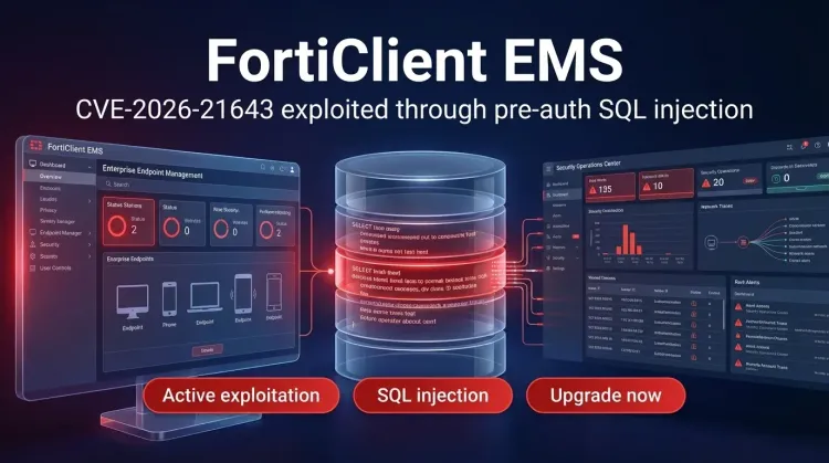 CVE-2026-21643: FortiClient EMS exploitation puts exposed endpoint managers at immediate risk
