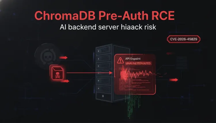 CVE-2026-45829: ChromaDB Pre-Auth RCE Risk in AI Stacks