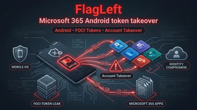 FlagLeft Turns Microsoft 365 Android Apps Into a Silent Account Takeover Path