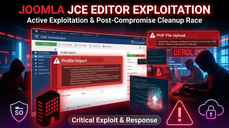 Joomla JCE exploitation forces defenders beyond simple patching