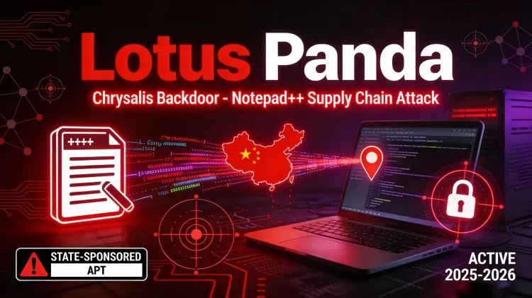 Lotus Panda Chrysalis: Notepad++ Supply Chain Attack | 2026