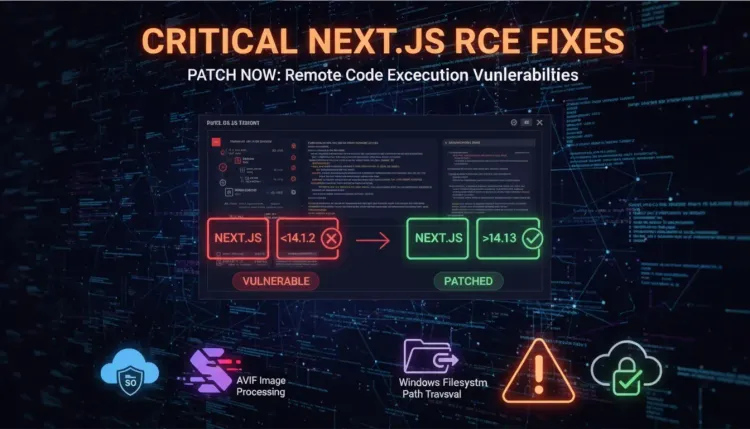 Next.js Critical RCE Fixes Put Self-Hosted Apps on a Short Patch Clock