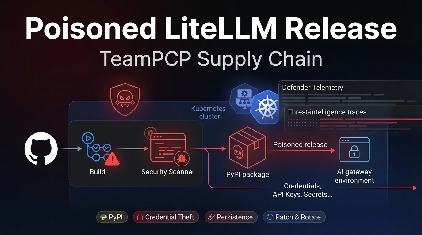 Poisoned Trivy scanner led to malicious LiteLLM releases on PyPI