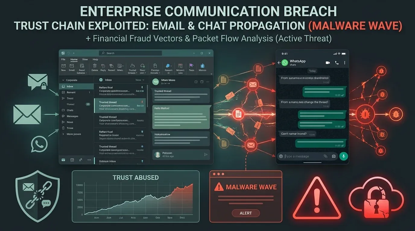 TCLBANKER turns WhatsApp and Outlook into trusted malware delivery channels