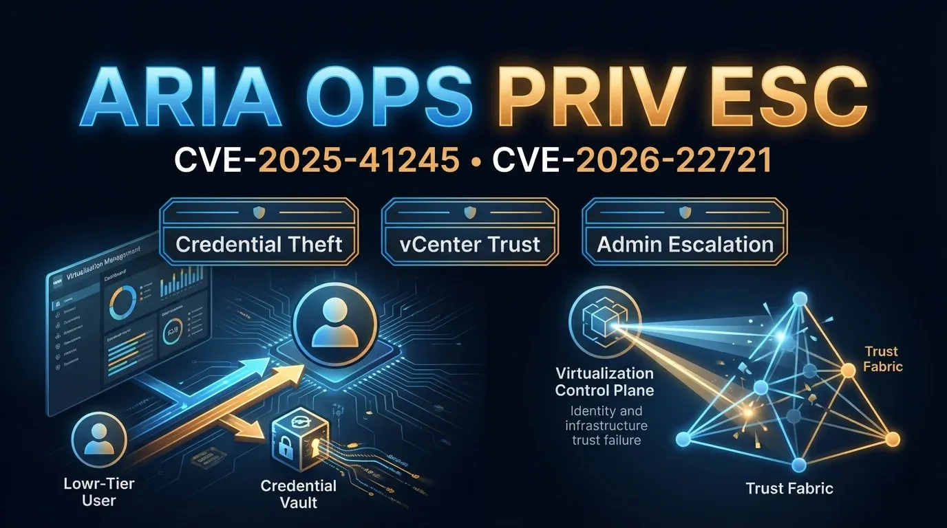 VMware Aria Operations flaws enable credential theft and privilege escalation